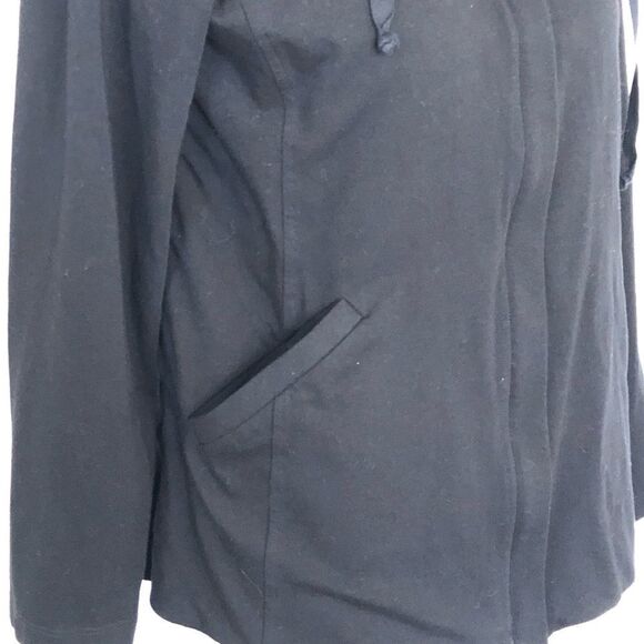 EILEEN FISHER PETITES JACKET ORGANIC DRAWSTRING JACKET - Picture 4 of 10